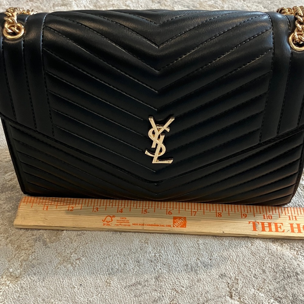Classic Black Quilted Chain-Strap Shoulder Bag - Sleek Everyday Tote sunday sale - Picture 4 of 7
